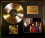 KORN/CD GOLD DISC/RECORD/SIGNED PHOTO DISPLAY/COA